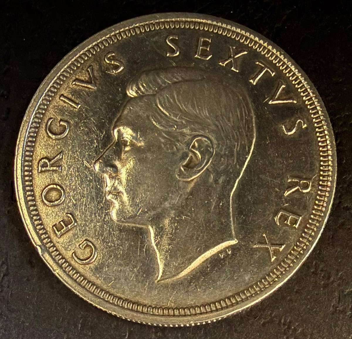 Silver 1948 Crown - 5 Shillings - George VI
