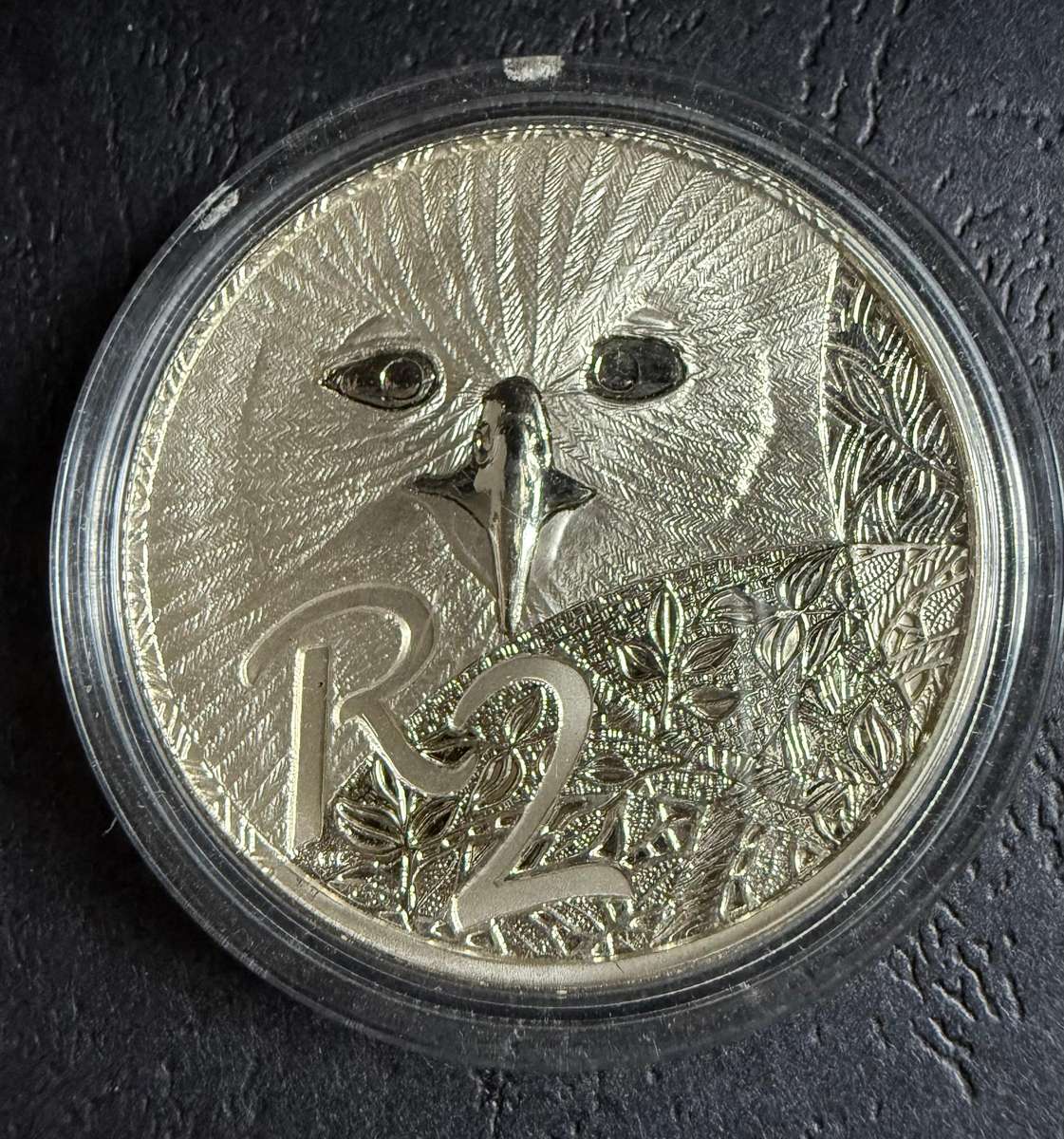 SILVER 1 OUNCE - Silver Proof R2 The African Owl - Low Mintage 1752