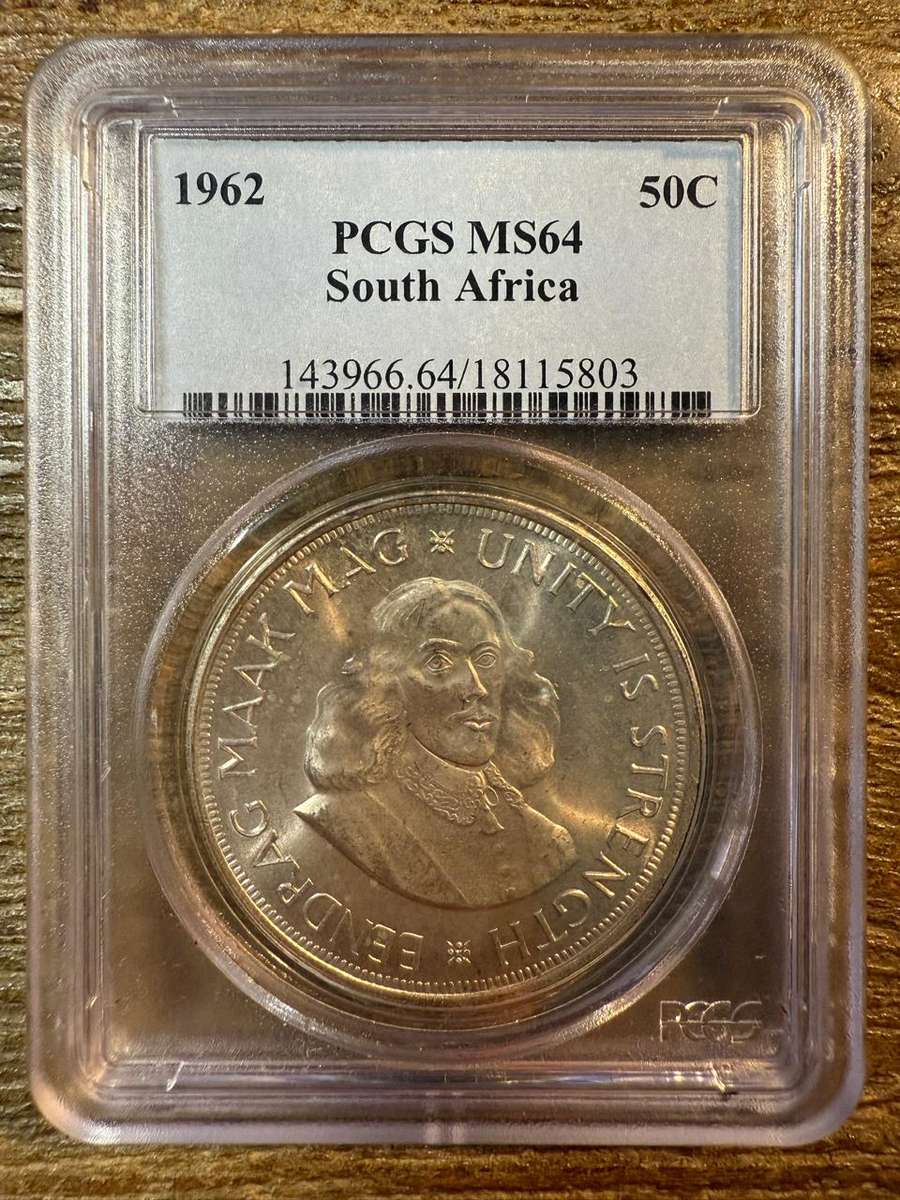 1962 - the elusive 50c * PCGS graded MS64 *
