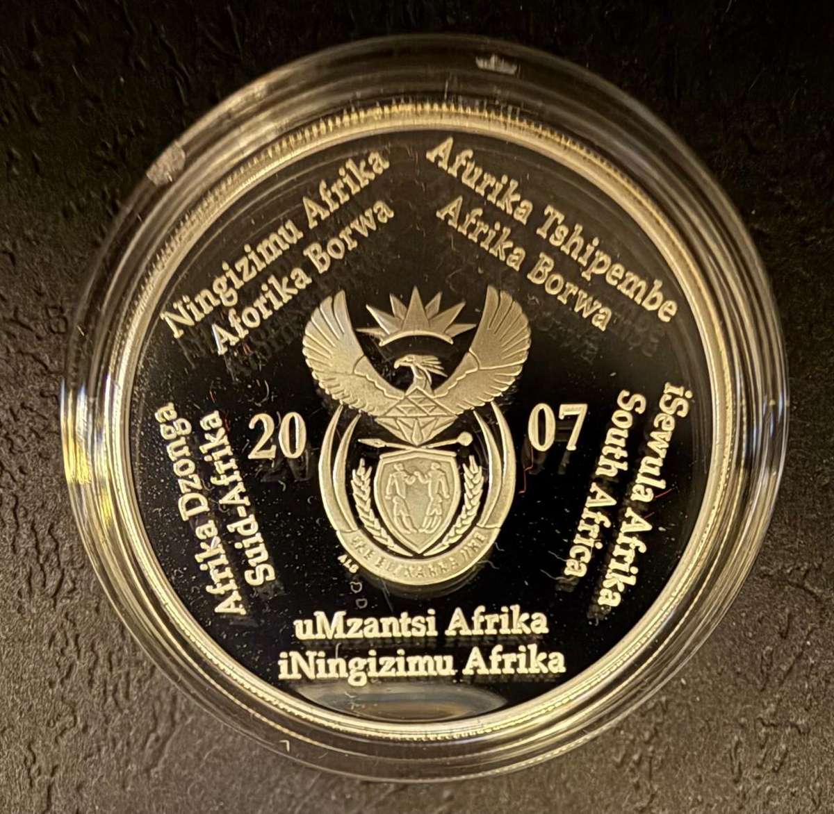 Silver R2 Crown Prestige Set - FIFA 2006-2010 - 5 Coins in Wooden Box with COA