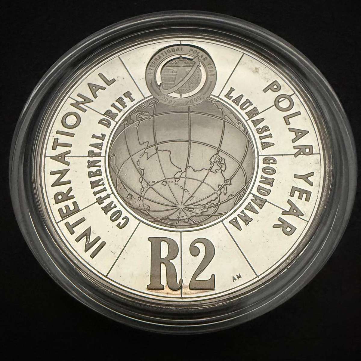Silver 1 ounce R2 Crown - International Polar Year 2007 - Mintage 2948