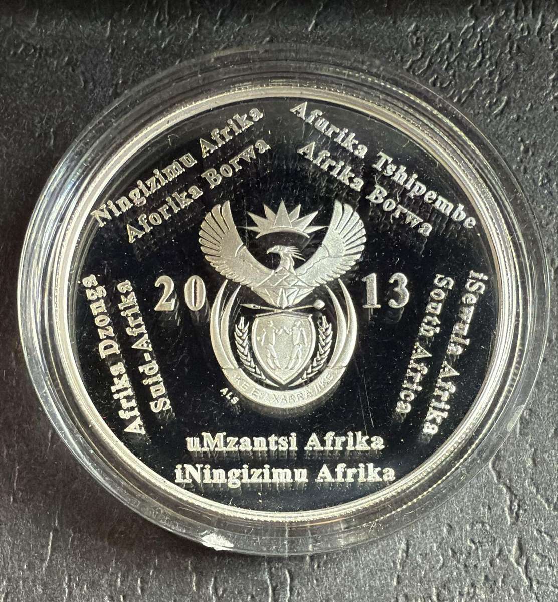 SILVER 1 OUNCE - 2013 Silver Proof R2 Crown Union Buildings Centenary - Mintage 974