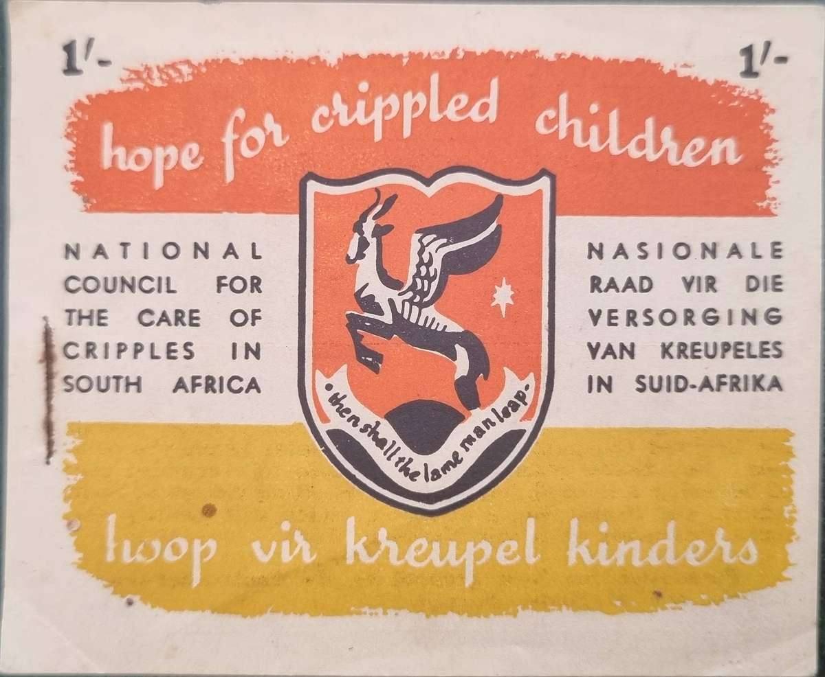 4 different Cinderella "Hope for Crippled Children" charity stamp booklets. All 1 shilling booklets.
