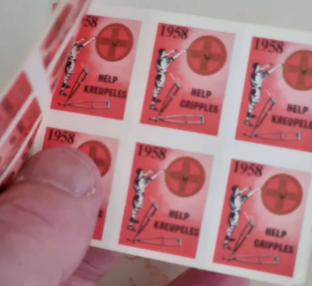 Union of South Africa ,Four "Cripples" Cinderella charity stamp booklets from the 1950s and 1960s