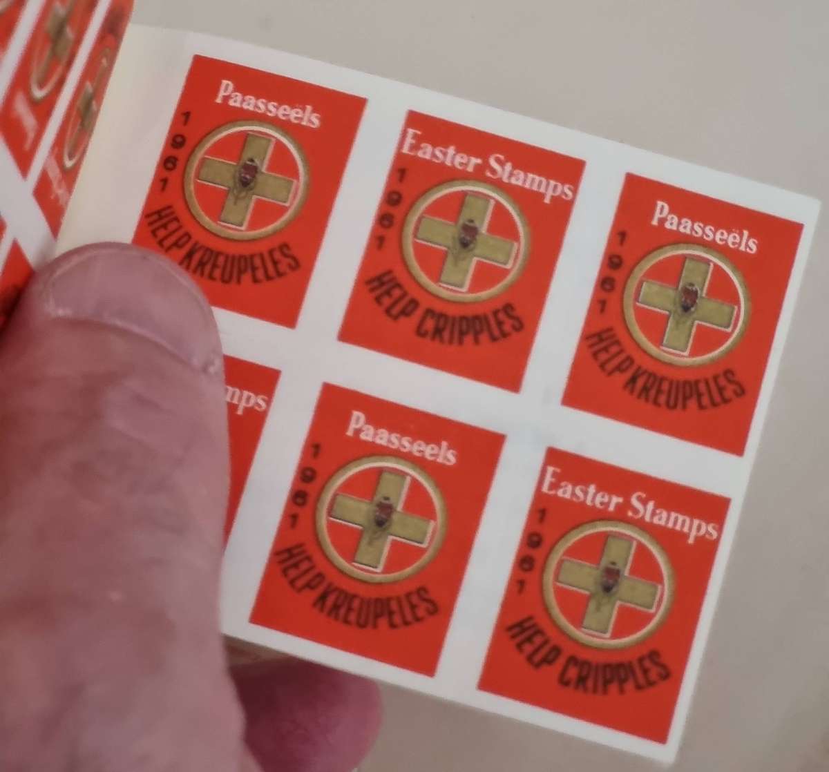 Union of South Africa ,Four "Cripples" Cinderella charity stamp booklets from the 1950s and 1960s