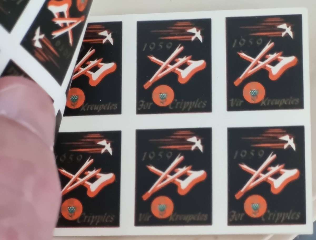 Union of South Africa ,Four "Cripples" Cinderella charity stamp booklets from the 1950s and 1960s