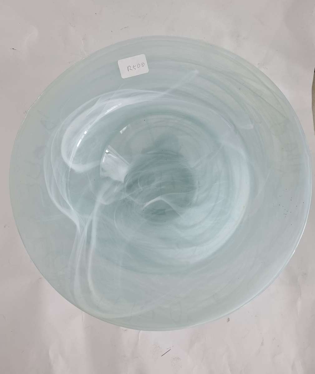 Large glass bowl