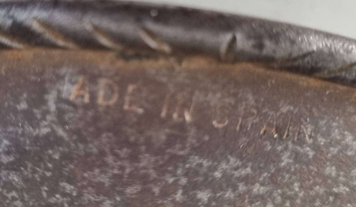 Reproduction, 16th century style, lobster tailed, full face helmet.