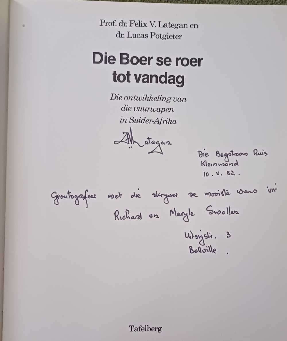 Die Boer se Roer Tot Vandag