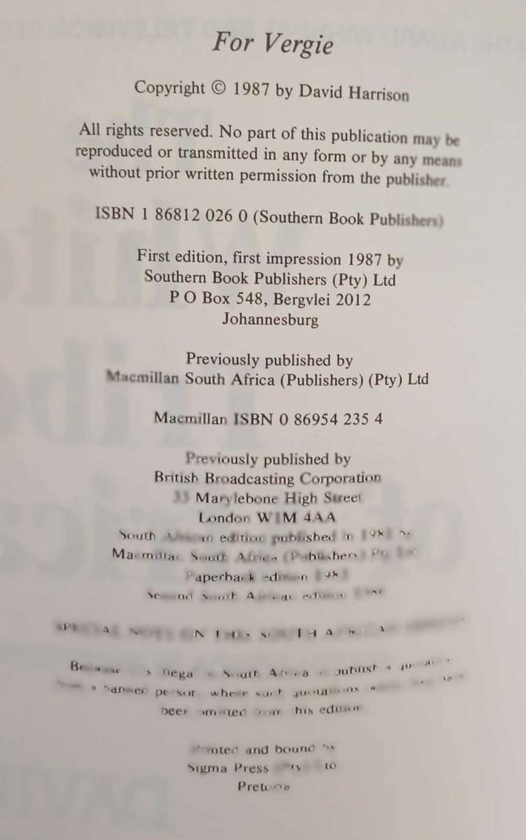 The White Tribe of Africa