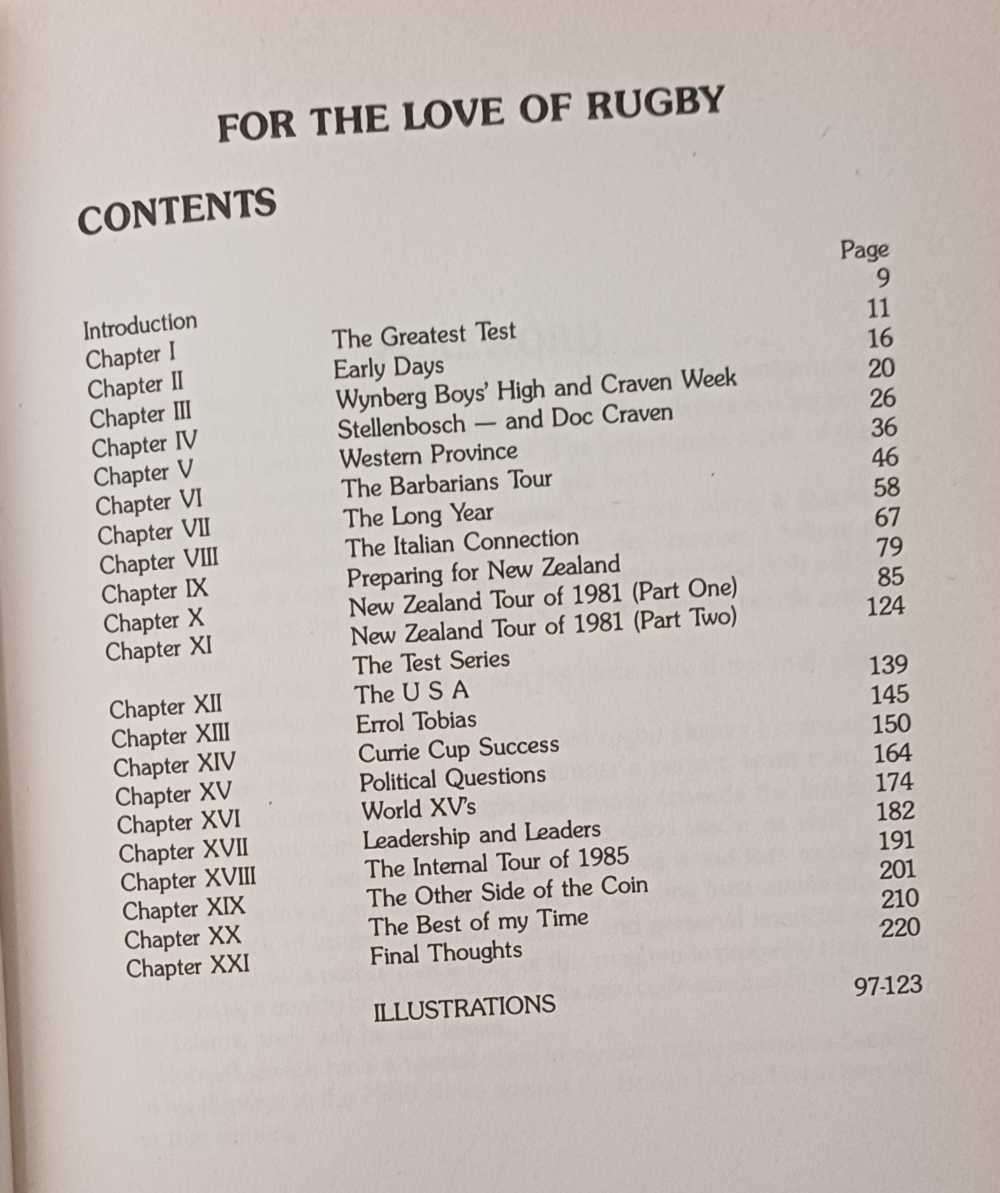 Rob Louw - For the love of rugby