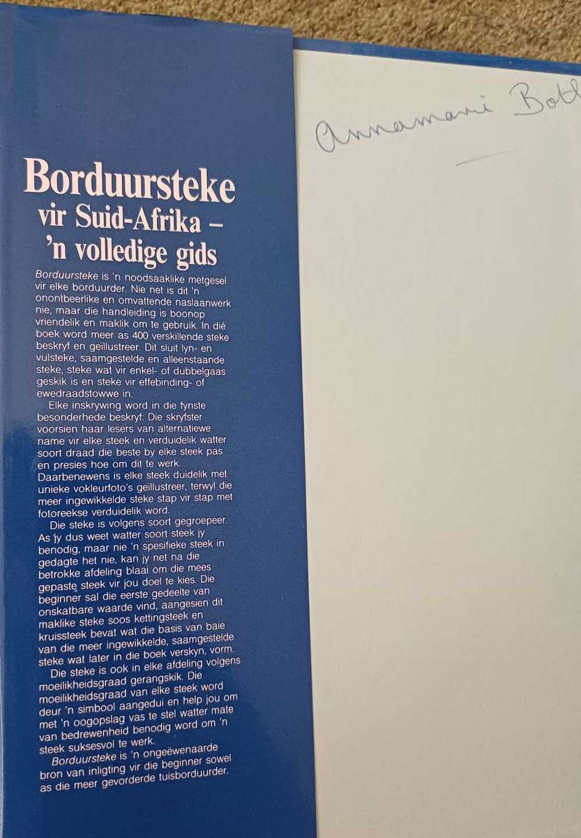 Borduursteke vir Suid-Afrika