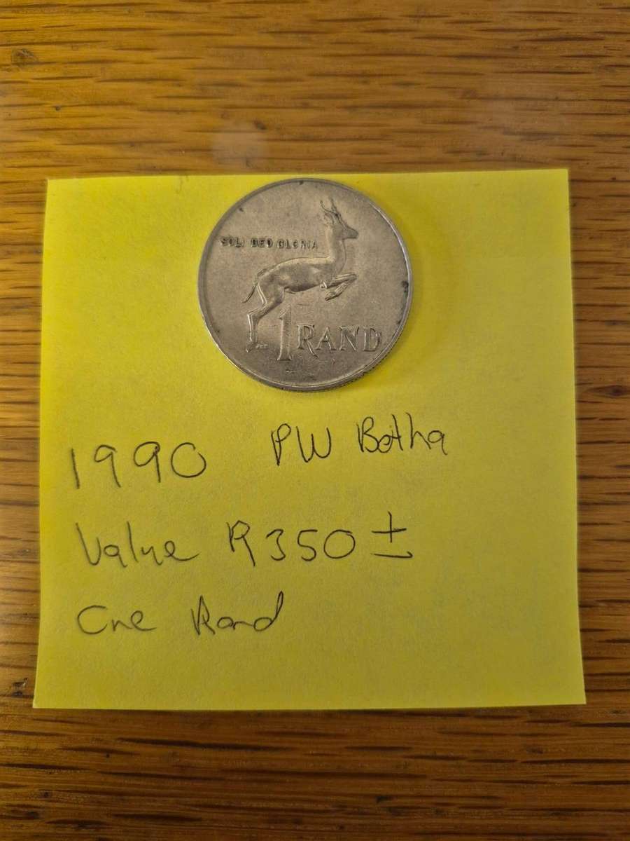 One Rand 1990 PW Botha