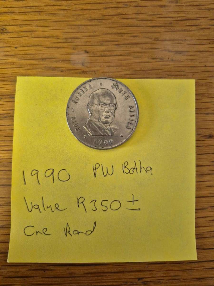One Rand 1990 PW Botha