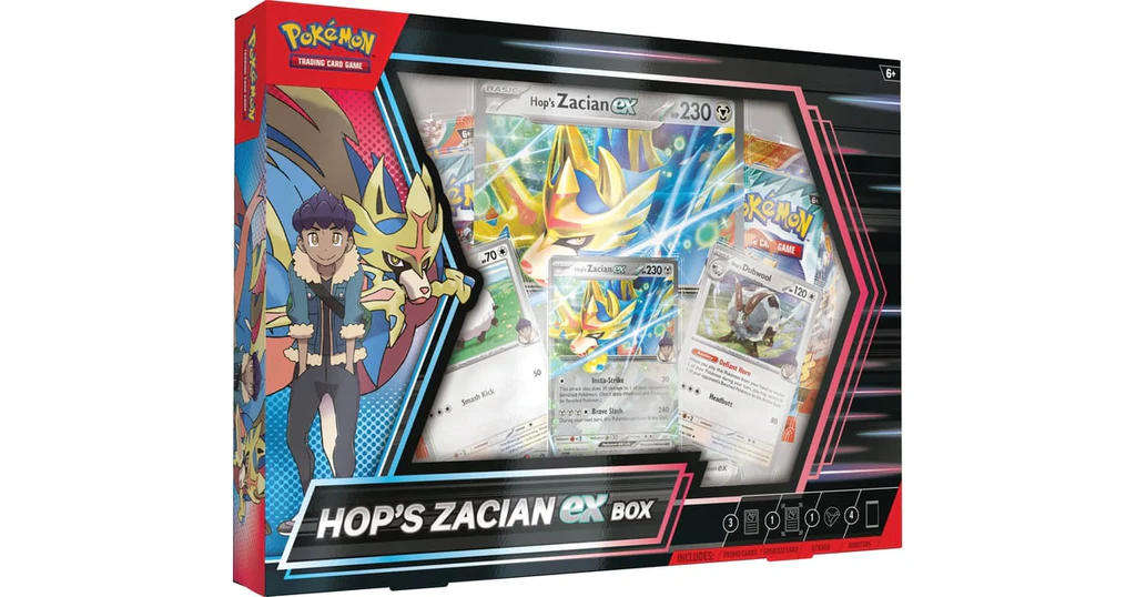 Pokemon - Hop's Zacian ex Box