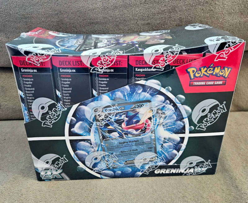 Pokemon TCG Kangaskhan & Greninja Battle Deck Sealed Display