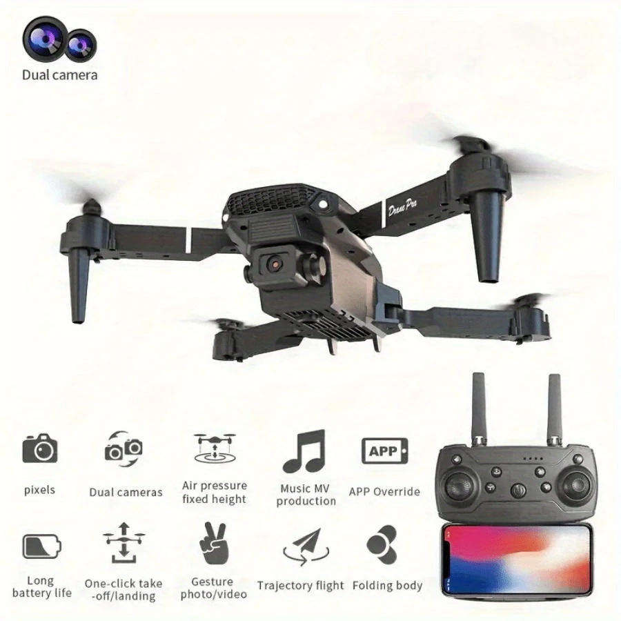 E88 Drone with HD Dual Camera,