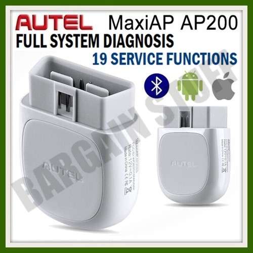 Autel MaxiAP AP200 OBD2 Scanner Coder Reader Full System Diagnose with Bluetooth for Android/ IOS