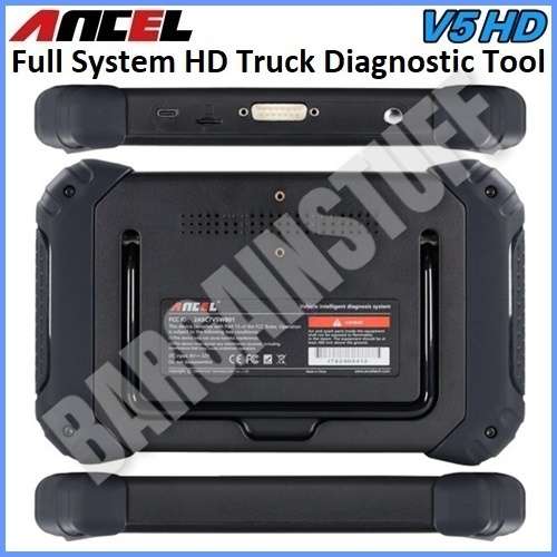 Ancel V5 HD Truck Diagnostic Tool with Special Functions, Bi-directional Control and DPF