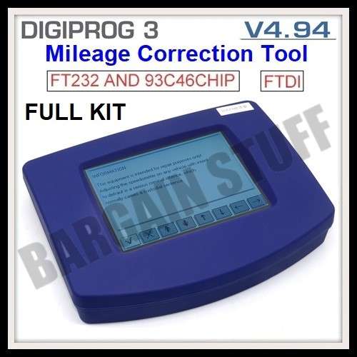 Digiprog 3 mileage correction Programmer Tool Version V4.94 With Full Set Cables
