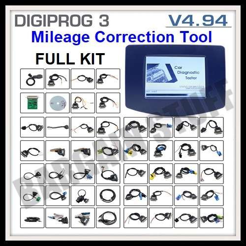 Digiprog 3 mileage correction Programmer Tool Version V4.94 With Full Set Cables