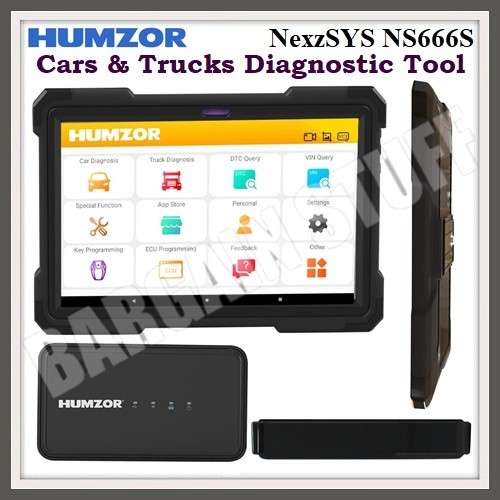 Humzor NS666S Diagnostic Tool For Cars and Heave Duty Trucks 12 & 24Volts