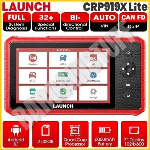 Launch CRP919X Lite OBD2 Full Systems Car Diagnostic Scanner With 32 Special Functions