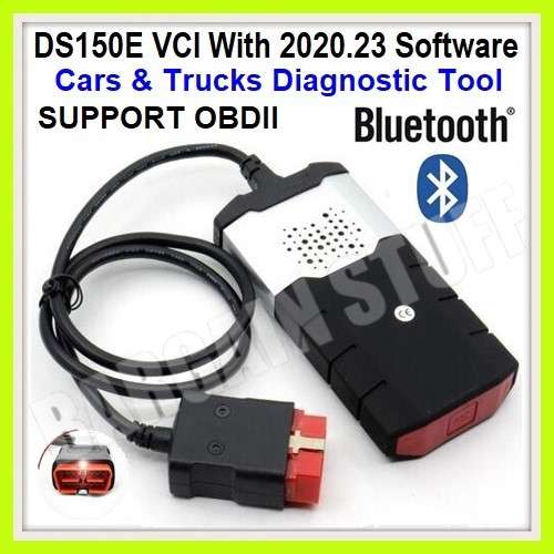 Delphi DS150E OBDII Bluetooth Diagnostic Tool with software 2020.23 & keygen Cars & Trucks.