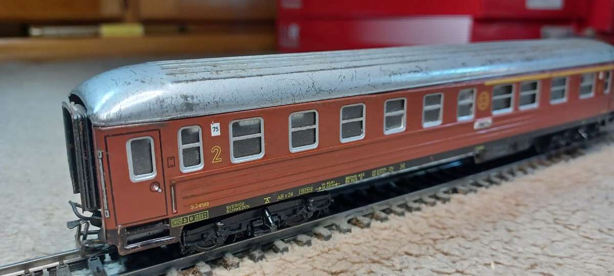 Marklin Swedish passenger car