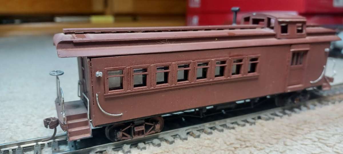 Kit built - Caboose