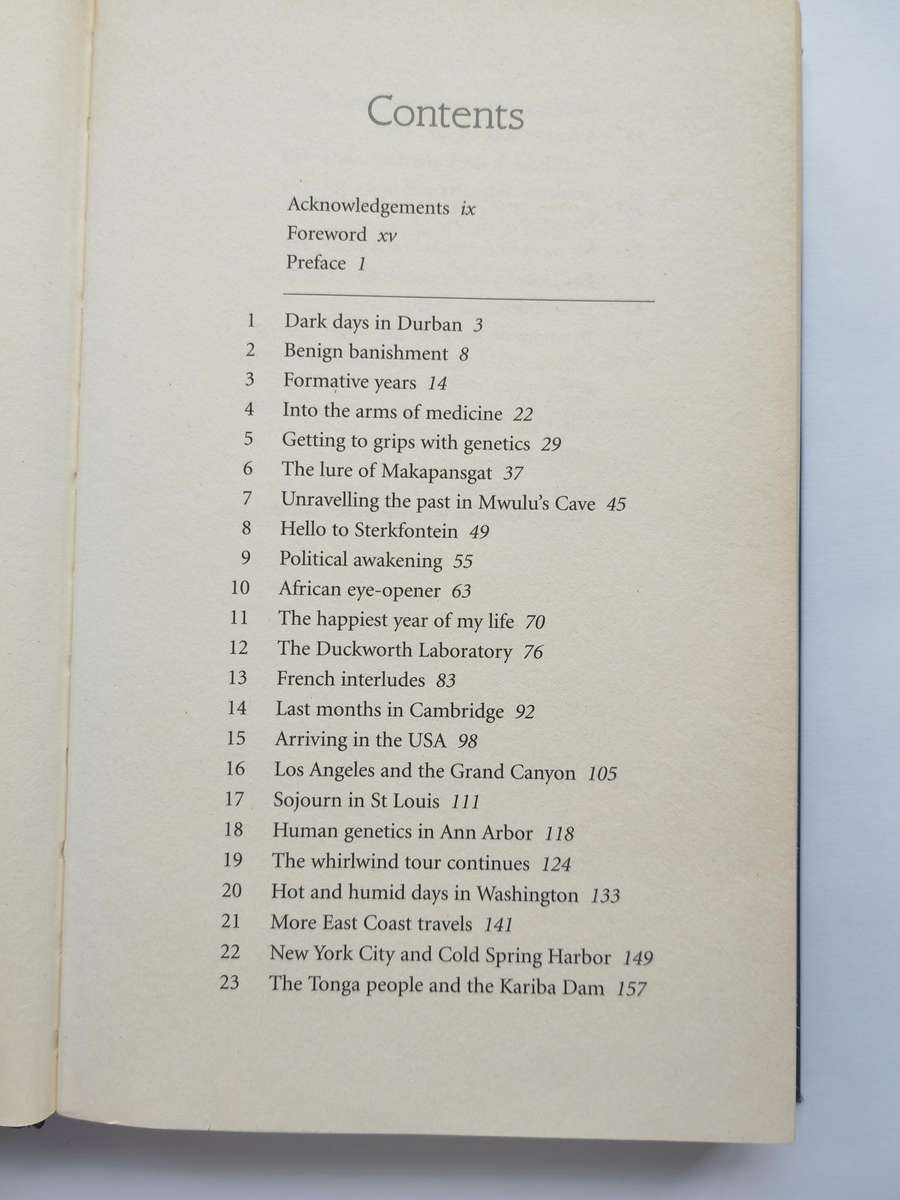 Into the Past : A Memoir - Philip Tobias "SIGNED"