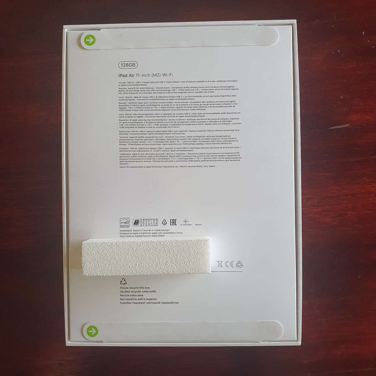 iPad Air 11-inch Wi-Fi 128GB, M2, Starlight