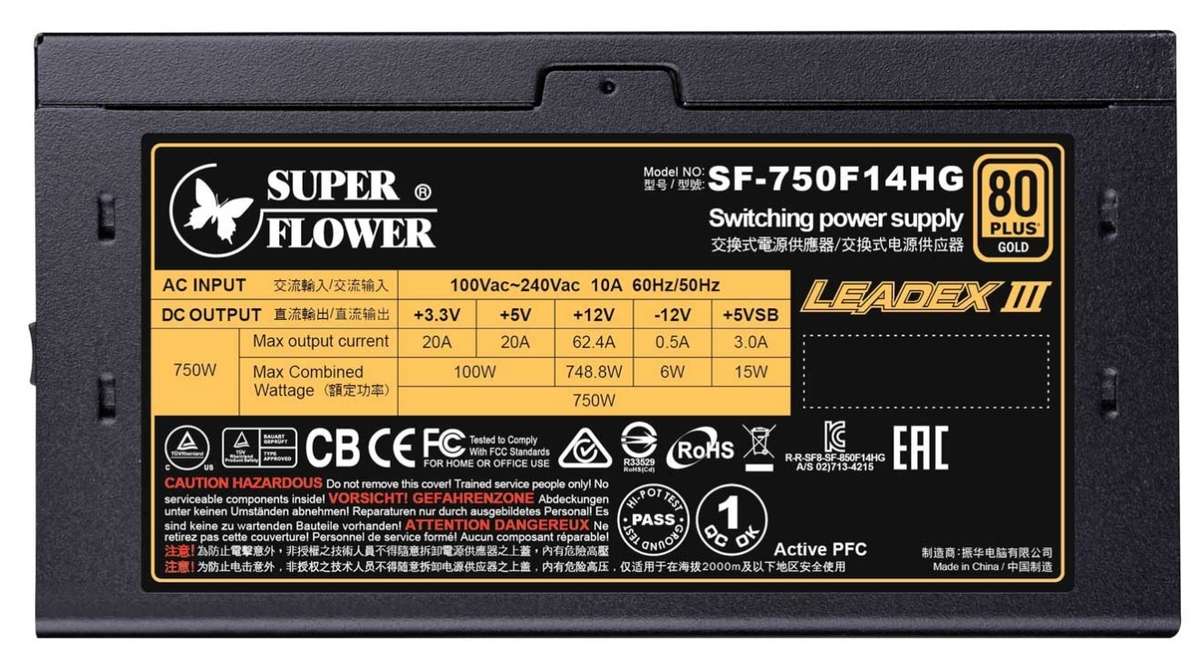 Super Flower SF-750F14HG(BK) Gold 750W