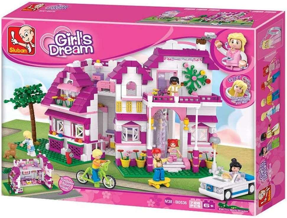 Sluban Girls Dream Villa Building Kit (726 Pieces)