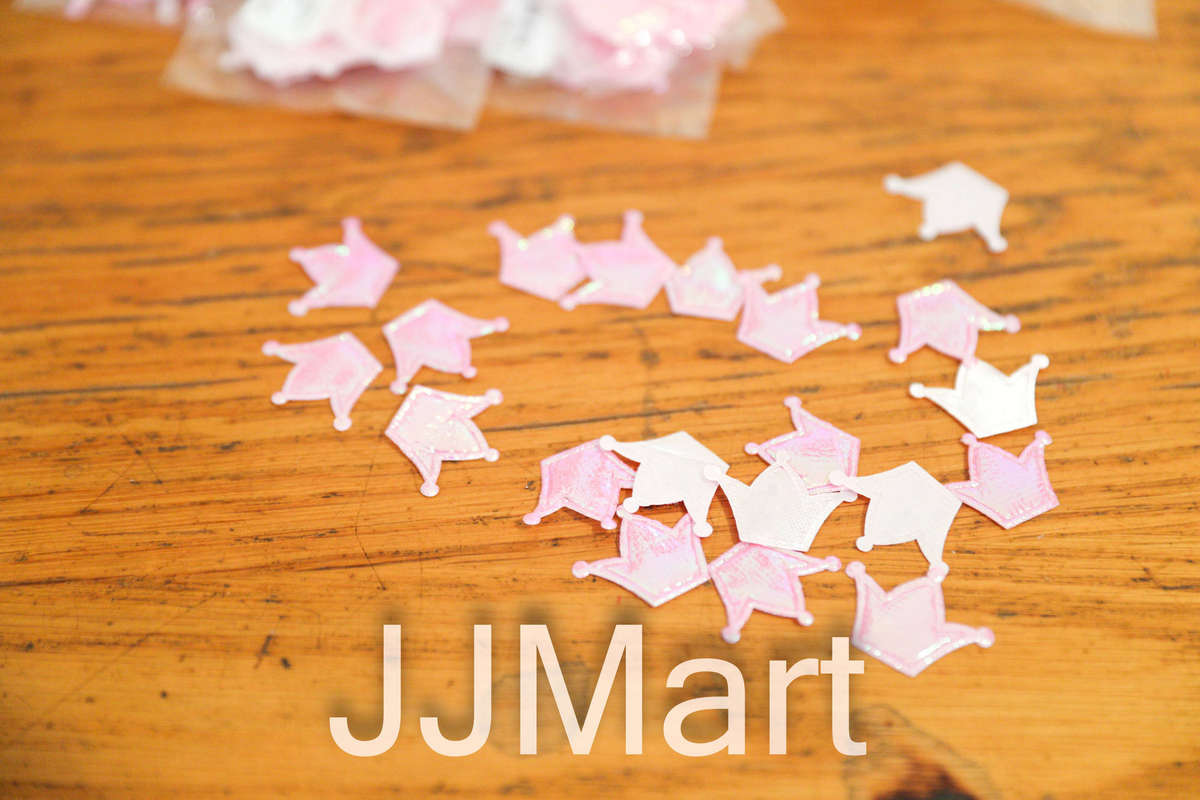 Job Lot Craft Items - Pink Crowns (approx 1000 items)