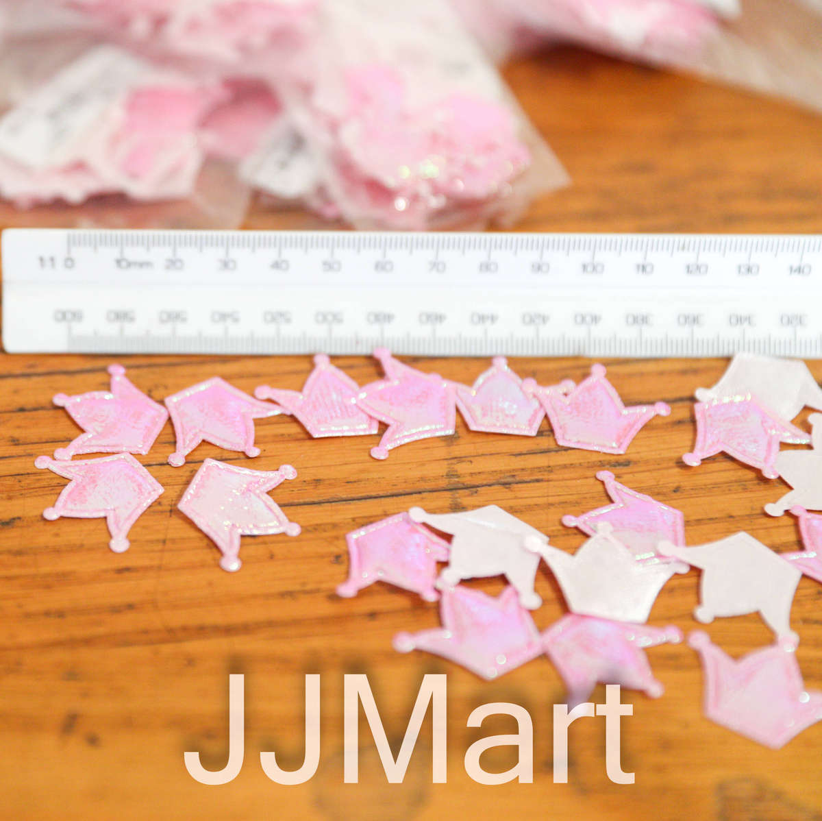 Job Lot Craft Items - Pink Crowns (approx 1000 items)