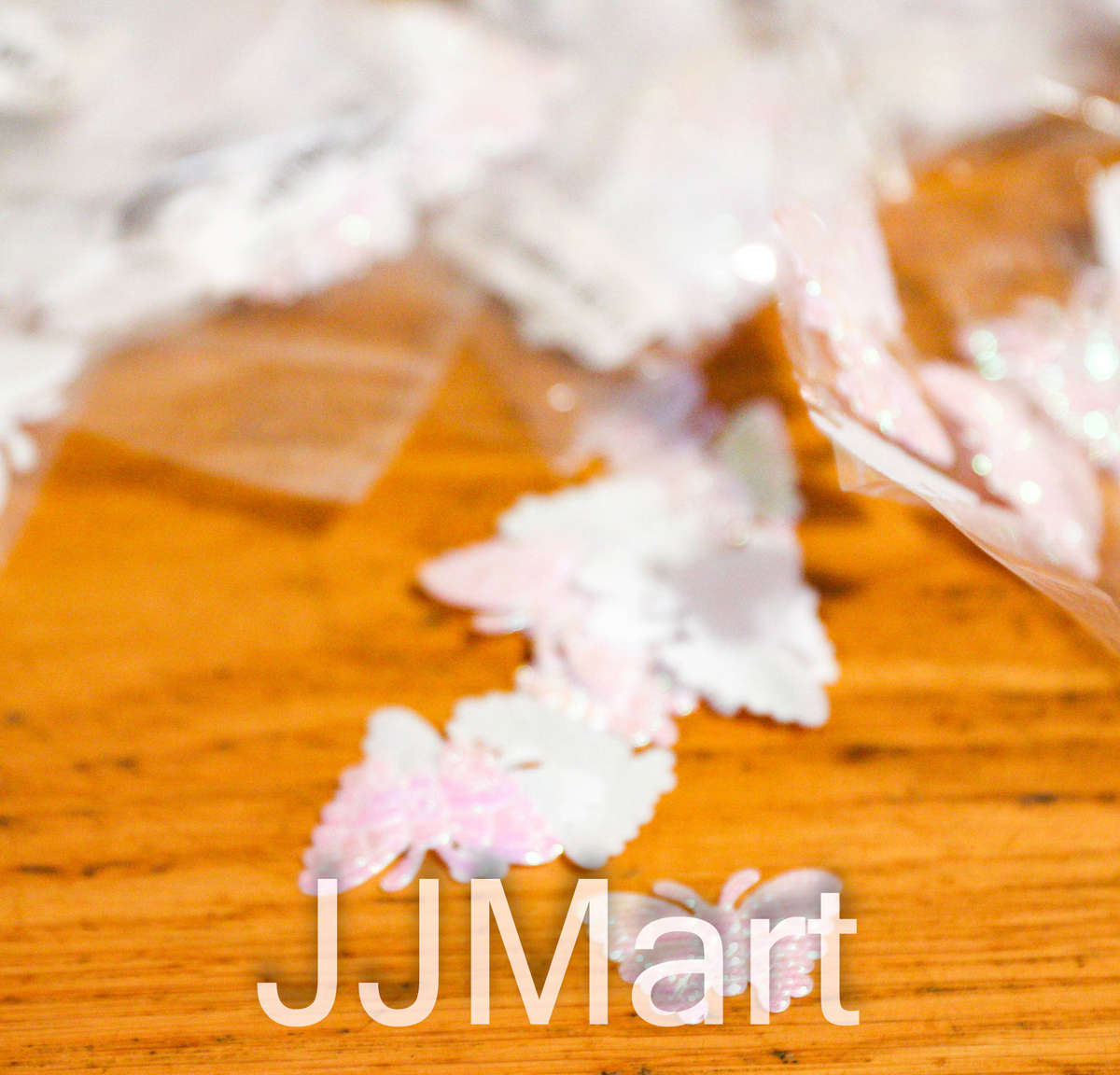 Job Lot Craft Items - Pink Butterflies (approx 1000 items)