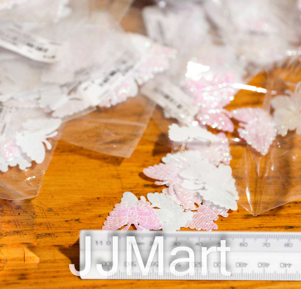 Job Lot Craft Items - Pink Butterflies (approx 1000 items)