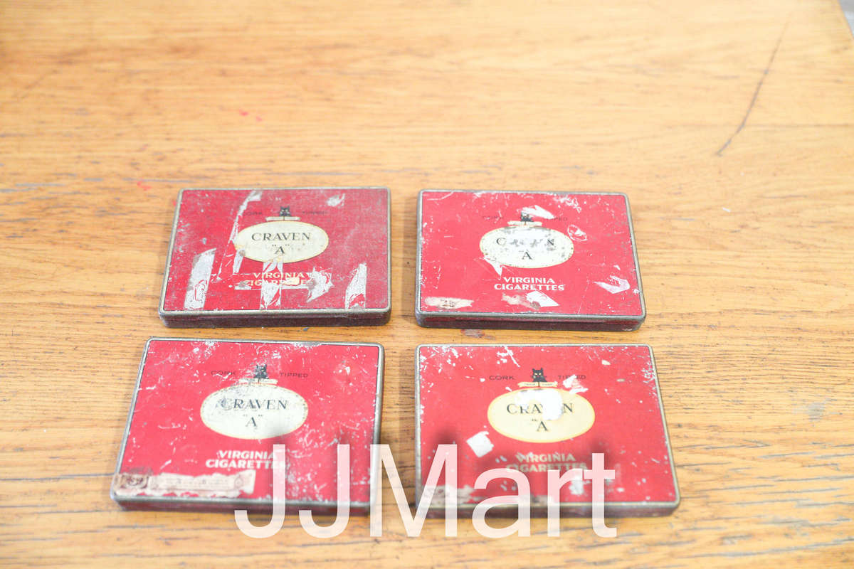 CRAVEN A TIN BOX x 4