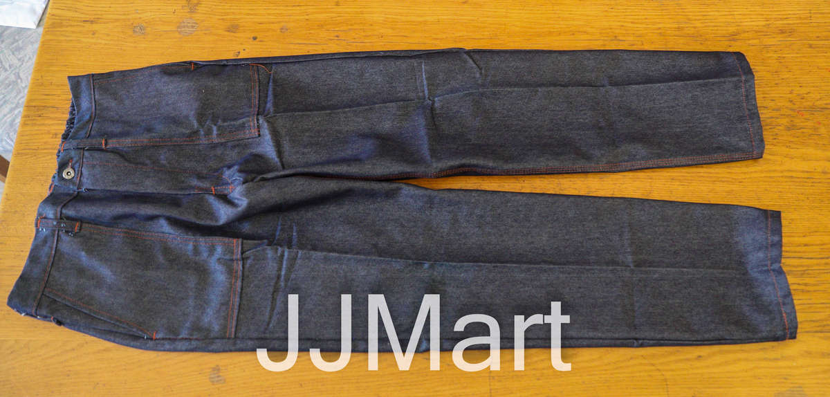 Bull Workwear CONTI SUIT DENIM INDIGO 32 BULL - 100% COTTON (10OZ) BNDM-32 OVERALL WORK TROUSERS