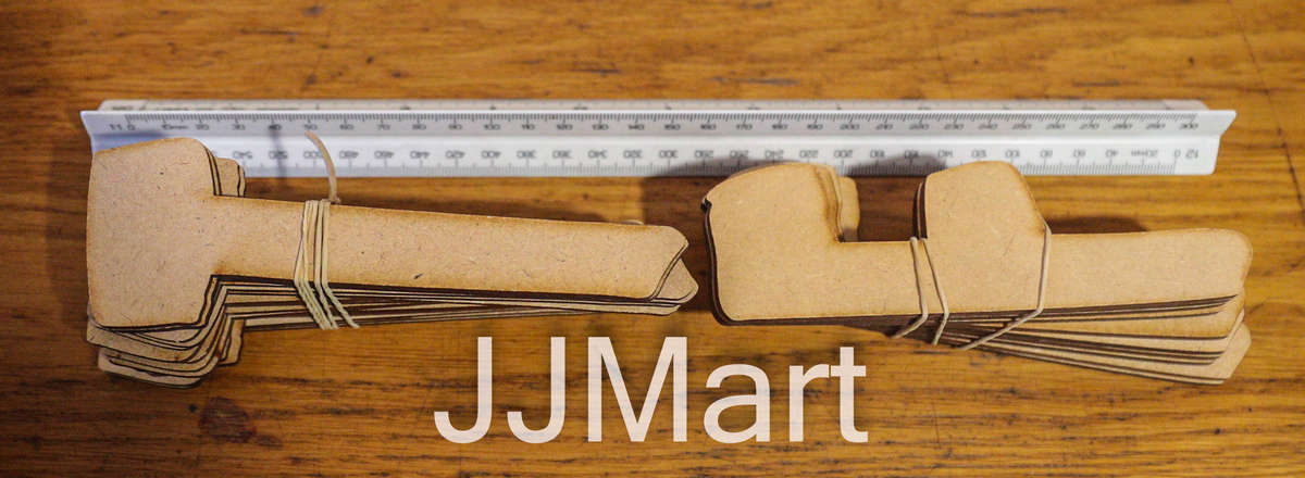 Big box of cut out letters (+/- 337 in total)