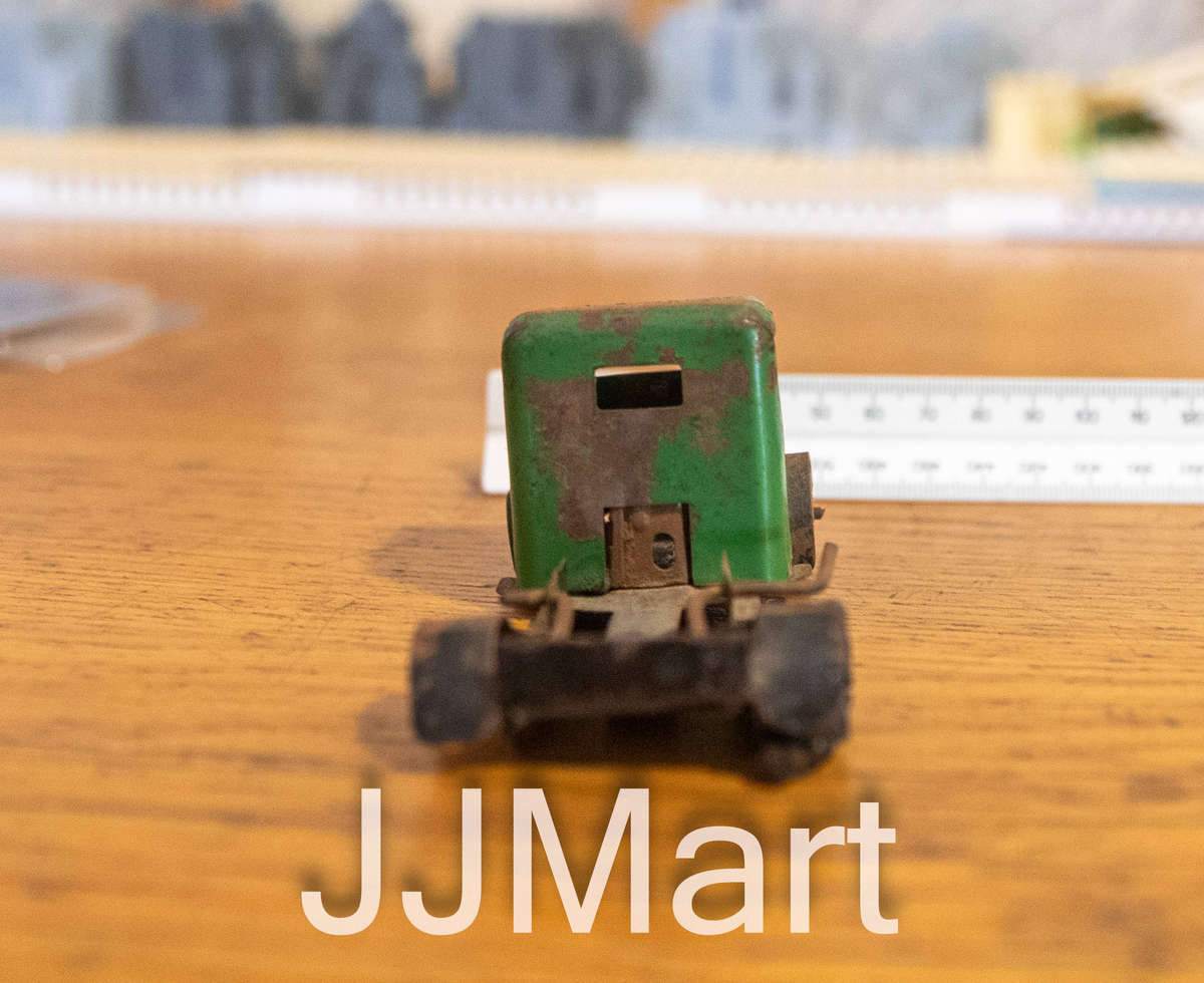 Vintage 1940's Tri Ang Minic Tin Toy Wind Up Truck (wreck)