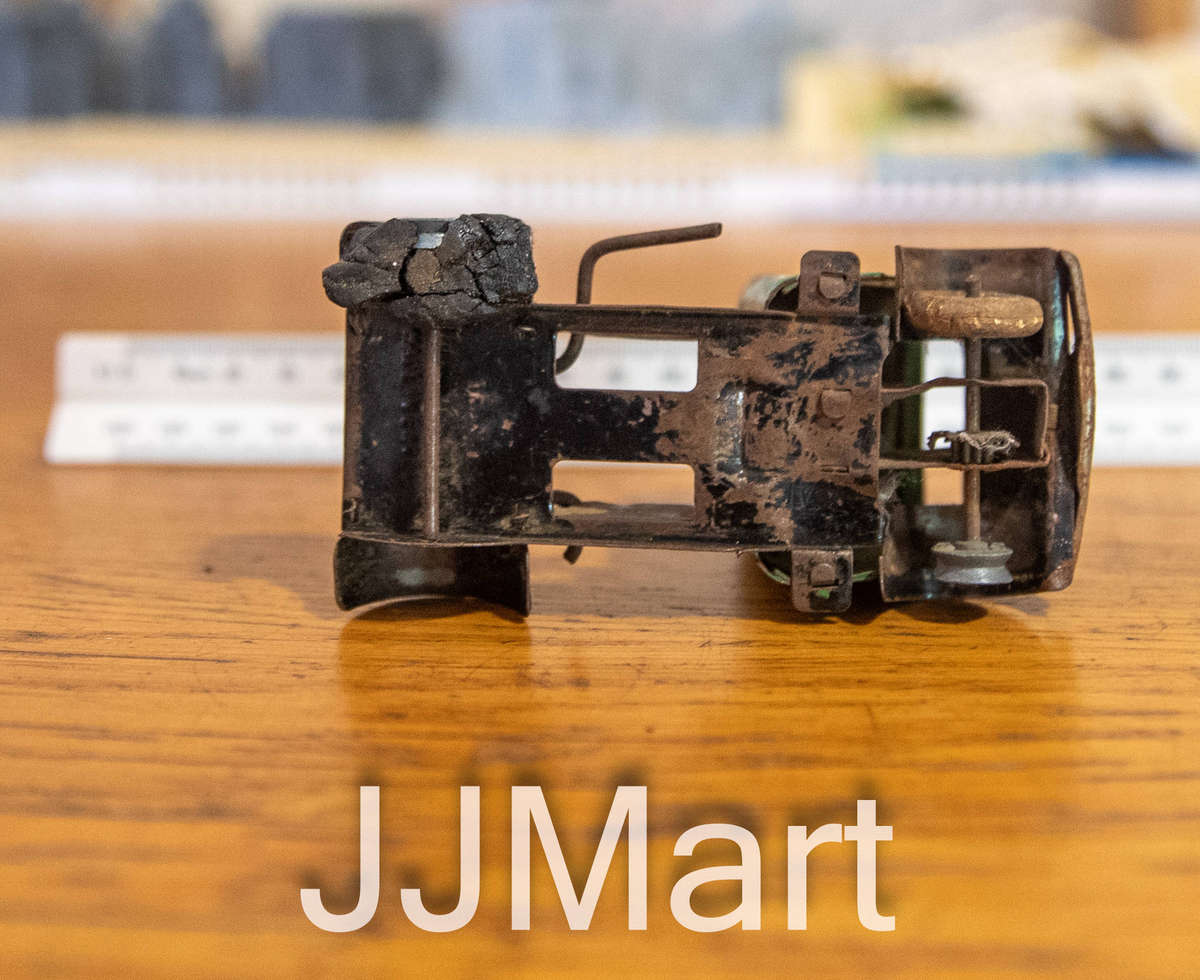 Vintage 1940's Tri Ang Minic Tin Toy Wind Up Truck (wreck)