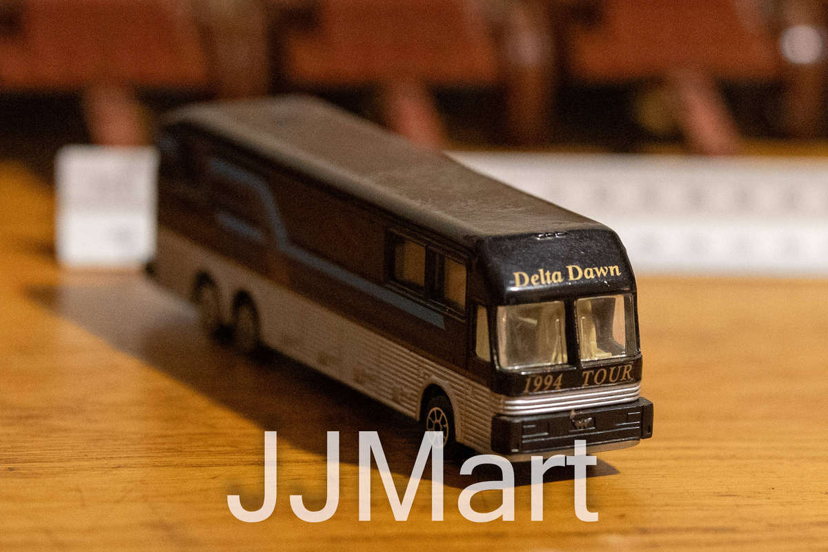 Vintage 1993 Road Champs Tanya Tucker Die Cast Country Tour Bus DELTA DAWN RARE