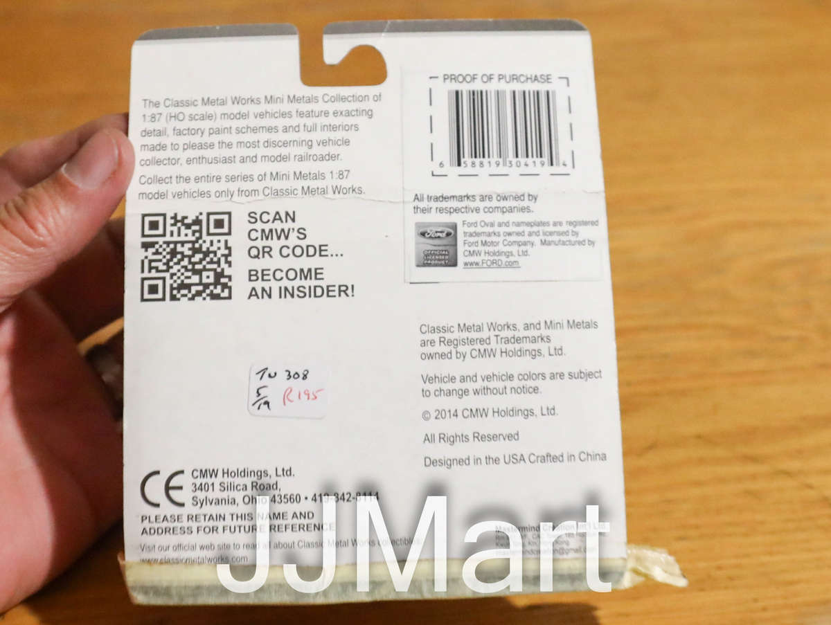 CMW Mobil Gas 1960 Ford Tank Truck Mini Metals Diecast