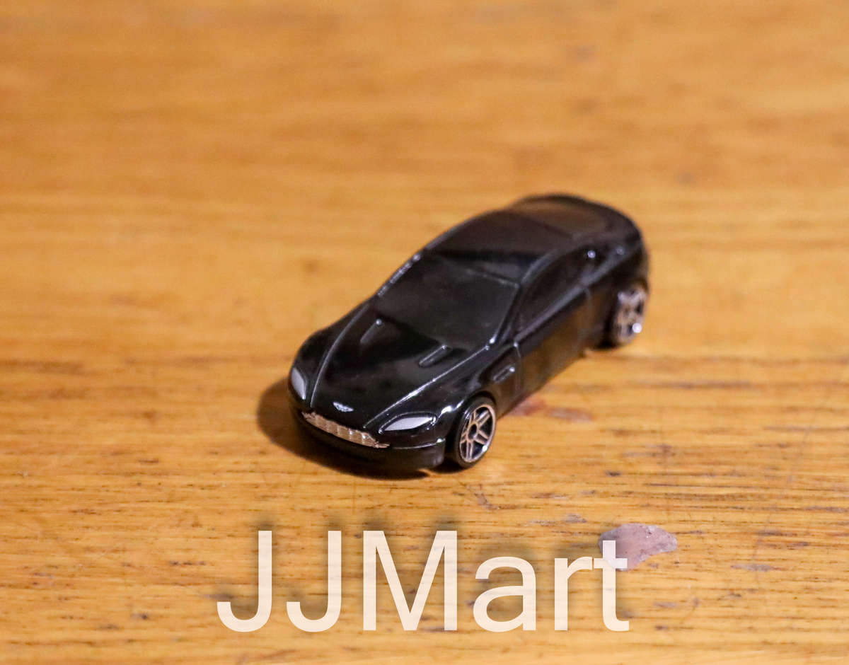 Hotwheels Black Aston Martin V8 Vantage, part of the 2008 All Stars.
