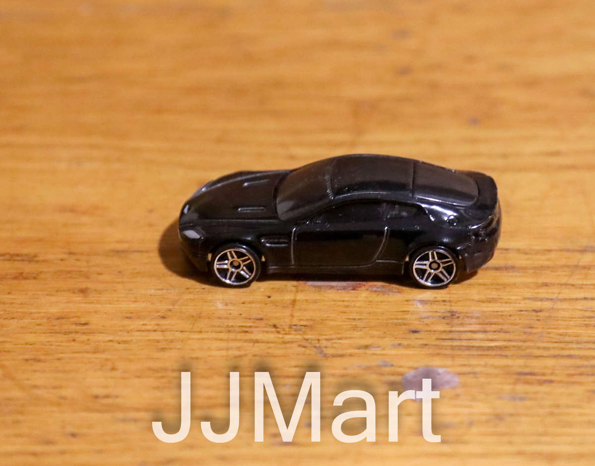 Hotwheels Black Aston Martin V8 Vantage, part of the 2008 All Stars.