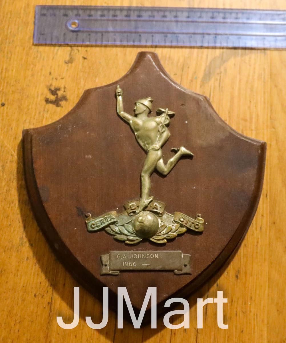 SA Army Signal Corps Plaque - 1966