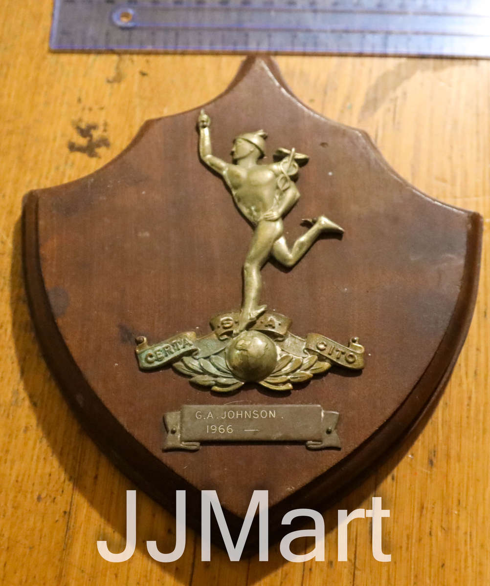 SA Army Signal Corps Plaque - 1966