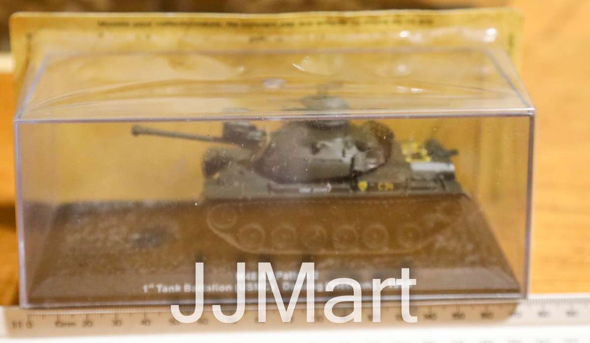 Deagostini 1:72 Diecast Model Tank - M48 A3 Patton 2 1st Tank Battalion USMC Danang Vietnam 1968